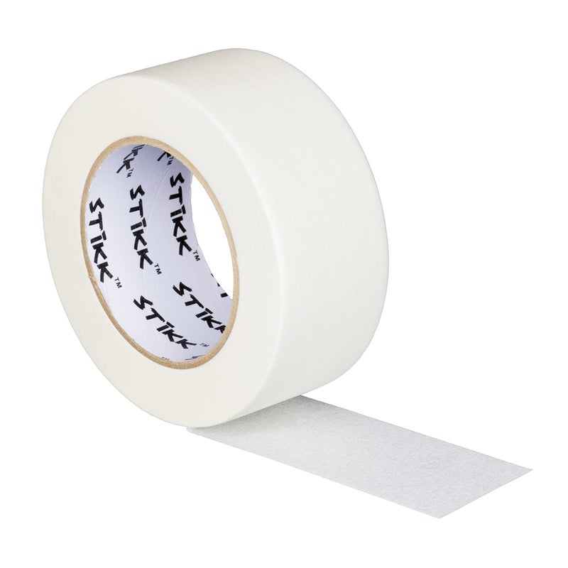 STIKK Painters Tape - 1pk White Painter Tape - 2 inch x 60 Yards - Paint Tape for Painting, Edges, Trim, Ceilings - Masking Tape for DIY Paint Projects - Residue-Free Painting Tape - Image 1